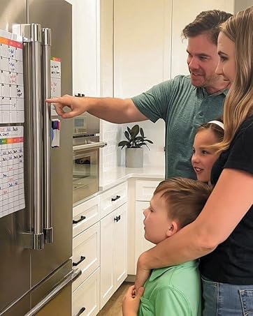 Chore Charts, Daily Notepad &amp;amp;amp; 4 Fine Tip Markers for 1 kid, multiple kids &amp;amp;amp; adults