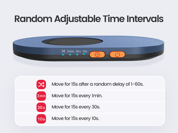 Vaydeer Ultra Slim Mouse Mover, Air 3 Mouse Jiggler