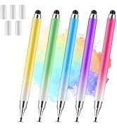 AmberVec Stylus Pens for Touch Screens, Universal 2 in 1 Stylus Pen for iPad Compatible with iPho...