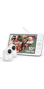 bonoch Baby Monitor Mount for BBM01/ BBM02/ BBM03/14 Crib Camera Holder Wall Mount Flexible Twist Ve...