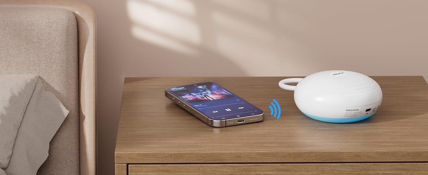 Sleep Sound Machine with Bluetooth Playback