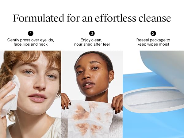 formulated for an effortless cleanse, facial cleansing towelettes face cleansing wipes daily facial