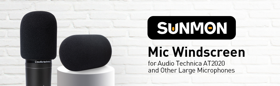 AT2020 mic cover microphone mic windscreen AT2020 microphone windscreen foam cover foam windscreen 