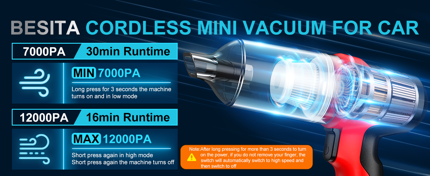 Super Suction Power Vacuum