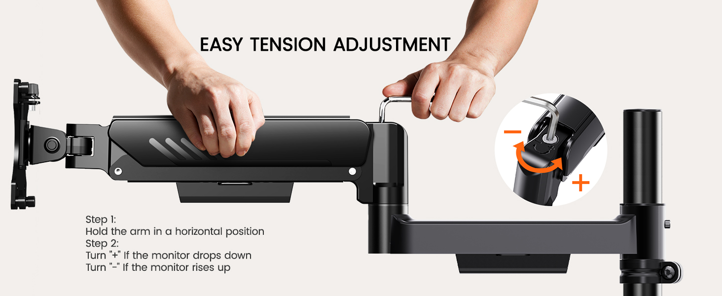 tall monitor arm