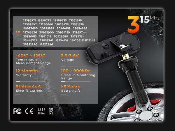 TIRE PRESSURE MONITORING SYSTEM SENOSR 