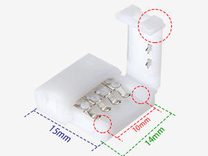 led connectors for strip lights