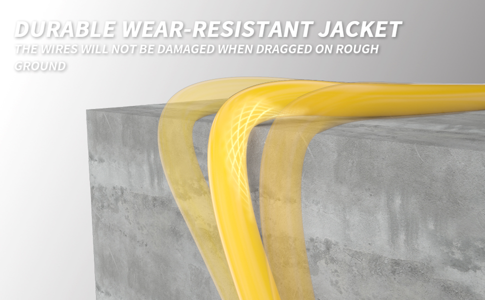 6 ft extension cord splitter outdoor