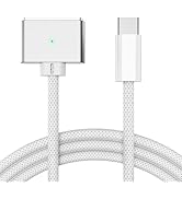 Tciogrxp 140W USB-C to Magnetic 3 Safe Fast Charging Cable (2 m/6.6 ft) for MacBook Pro 14” &amp; 16”...