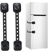 Cabinet Locks Baby Proofing, Child Safety Drawer Locks -Adjustable Child Safety Strap Locks Adhes...