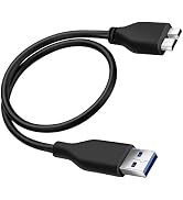 SaiTech IT 45CM USB 3.0 Cable A to Micro B high Speed Upto 4.8 Gbps Data Transfer Cable for Port...