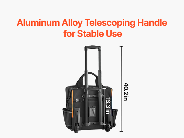 rolling tool bag with wheels