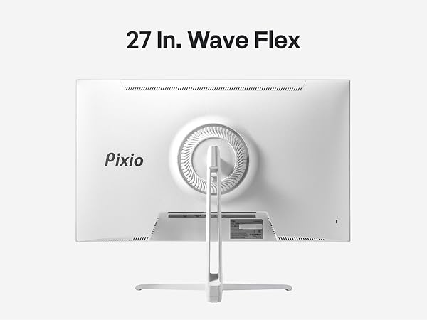 Pixio PX278 Wave White 27 inch 180Hz Refresh Rate Quad HD 1440p Resolution Fast IPS Panel 1ms GTG Re...