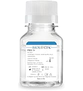 CryoKing Phosphate Buffered Saline 1X, 100ml Lab PBS Buffer 0.1um Filtration, 7.4pH, Sterilize, 1...