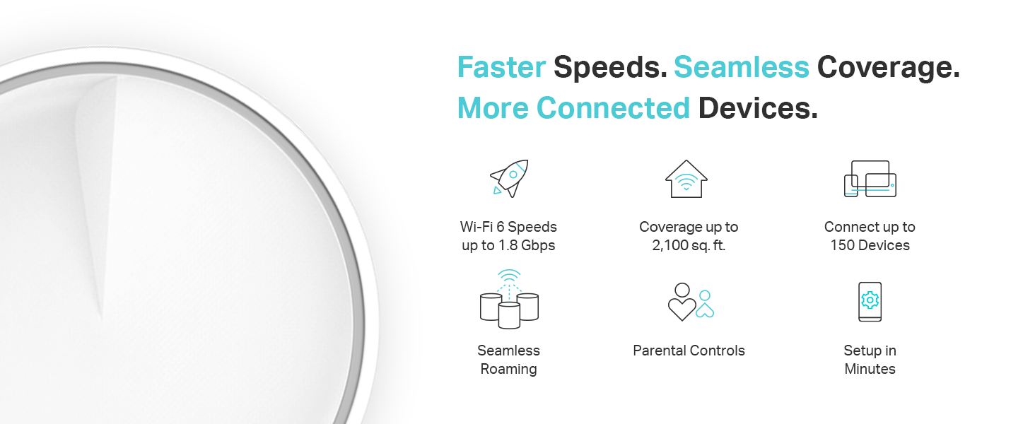 Faster Speed Seamless Coverage More Connected Devices Wireless Internet