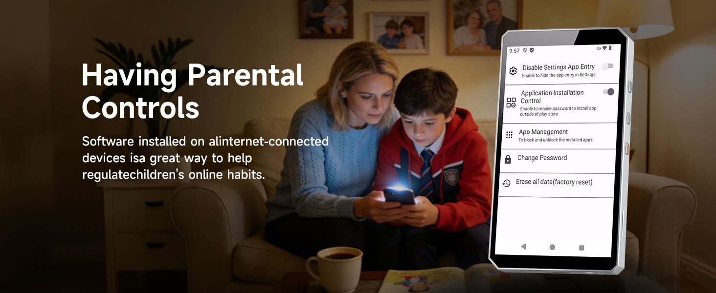 MP3 Player with Parental Controls