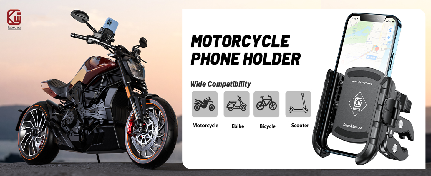 motorcycle phone mount