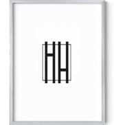 HAUS AND HUES Silver Aluminum Frame Set of 1 - 12x16