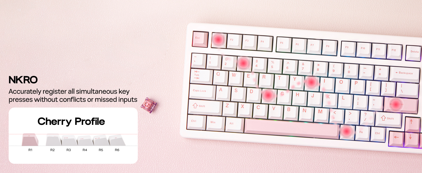 Programmable Wireless Gaming Keyboard