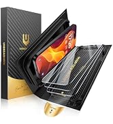 UNBREAKcable for iPhone 16 Screen Protector [Quick-Installation Box] 3-Pack 9H+ Hardness Shatterp...