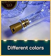 MUMUXI Wine Bottle Lights with Cork Switch [10 Pack] | Easy-to-Use 3.3ft 20 LED Bottle Lights | U...