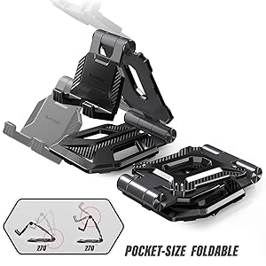 SUPCASE Portable Adjustable Desk Aluminum Mount Holder Dock for Cell Phone iPad Tablet Switch