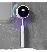 Smart Toothbrush Holder, Induction Toothbrush Covers with 2 Toothbrush Slots, Portable Wall Mount...
