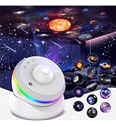 Meteor Galaxy Projector, 13 in 1 Planetarium Star Projector Realistic Starry Sky Night Light with...