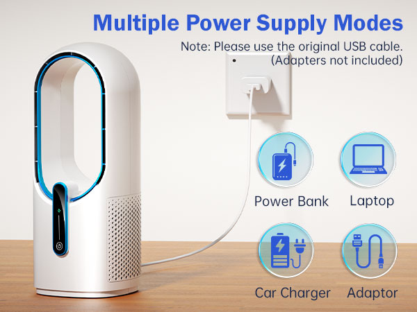 desk fans small quiet