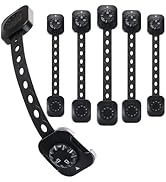 Cabinet Locks Baby Proofing, Child Safety Drawer Locks -Adjustable Child Safety Strap Locks Adhes...