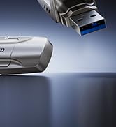 MOVE SPEED 2TB Solid State Flash Drive USB 3.2 550MB/s High Speed, Type C USB Dual Interface Driv...