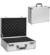 LOCKCURX Security Lock Boxes - 16.9 x 12.2 x 6.3 Inch Large, Portable Locking Storage Totes with ...