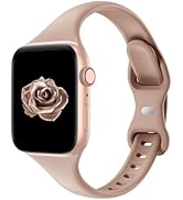 Acrbiutu Thin Slim Band Compatible with Apple Watch 38mm 40mm 41mm 42mm 44mm 45mm 46mm 49mm, Repl...
