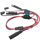 SPARKING 1.6FT Sae Y Splitter Cable Adapter with Sae 2-Way Connector, 1 to 2 Sae to Sae Splitter ...