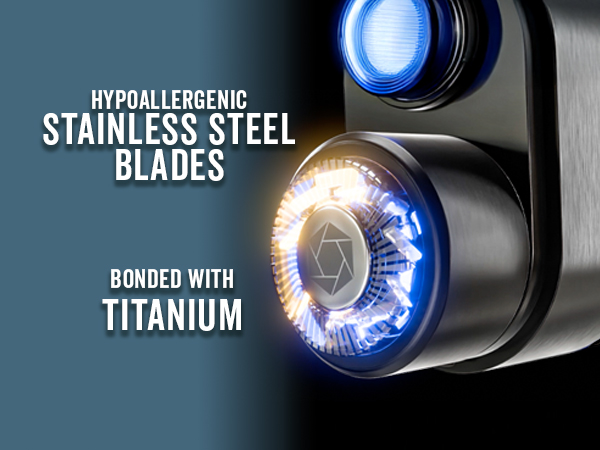 Hypoallergenic Stainless Steel Blades Titanium Edge