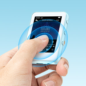 fulltouch screen mp3 player