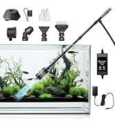 SainSmart XpertMatic Aquarium Gravel Cleaner, 528GPH/28W Powerful Fish Tank Cleaner, Adjustable W...