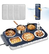 Homelove Warming Mat for Food - Electric Warming Tray with 7-Level Temp Settings &amp; 6 Hours Timer,...