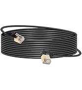 SinLoon 16.4FT 90 Degree Left Angle Cat8 Ethernet Cable, High Speed 40Gbps 2000Mhz Network Cord, ...