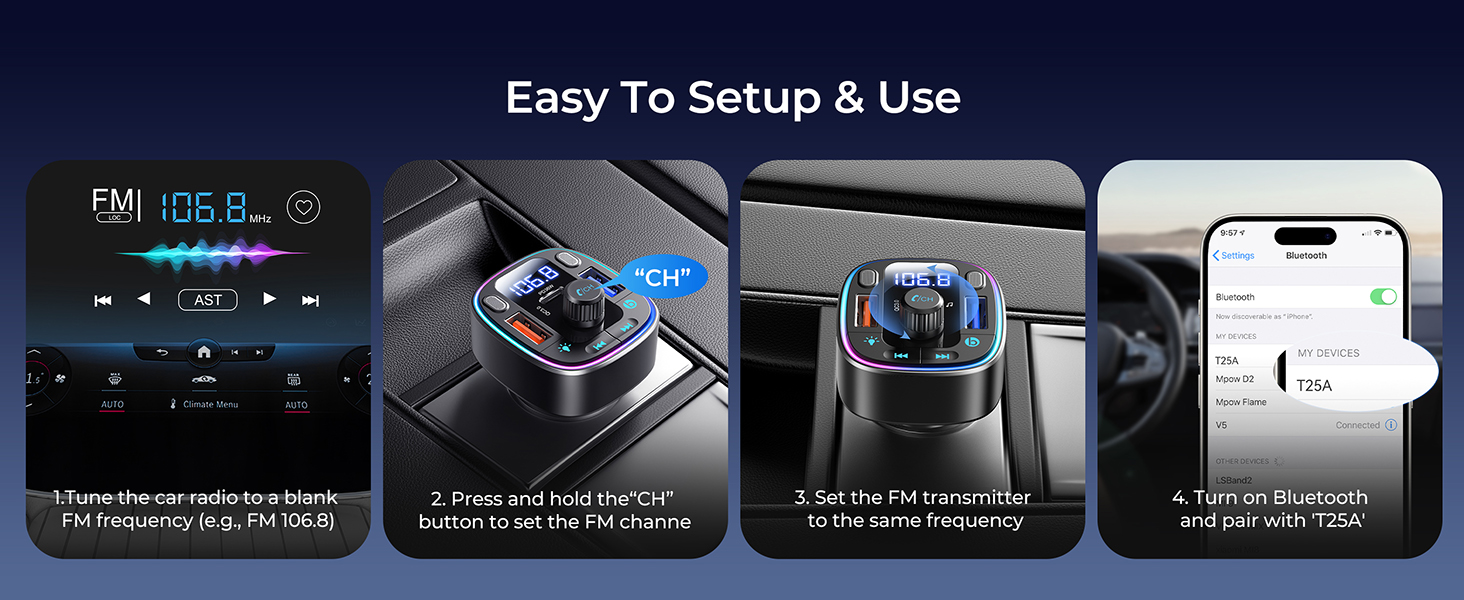 fm bluetooth transmitter