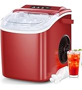 COWSAR Ice Makers Countertop, Portable Ice Maker Machine with Self-Cleaning, 26.5lbs/24Hrs, 6 Min...