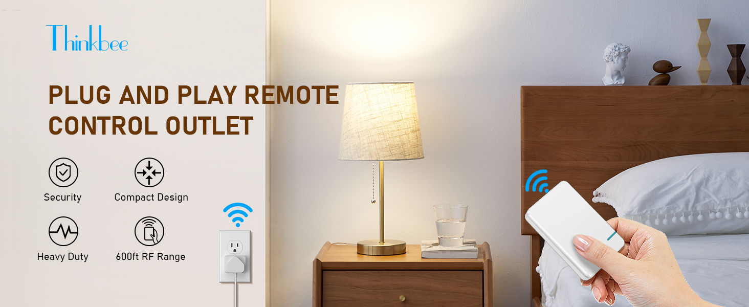plug and play remote control outlet