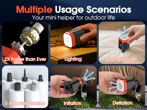 portable inflator air pump inflatable air pump inflator pump