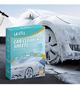 YUCO Foaming Car Wash Soap Strips 30 Sheets, Fast Dissolve Concentrated Foaming Car Wash Shampoo ...