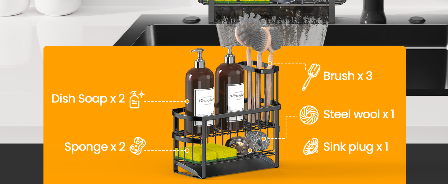 Kitchen Sink Organizer Caddy