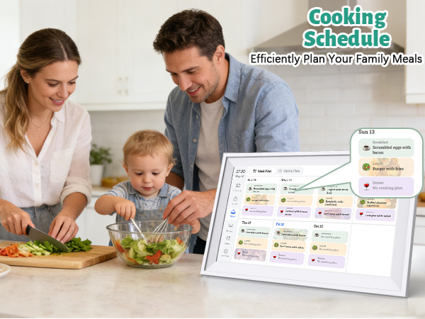digital calendar wall touch screen