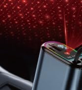 Starlight Retractable Car Charger, Max 120W 4 in 1 Car Accessories with Starlight, Retractable Fa...