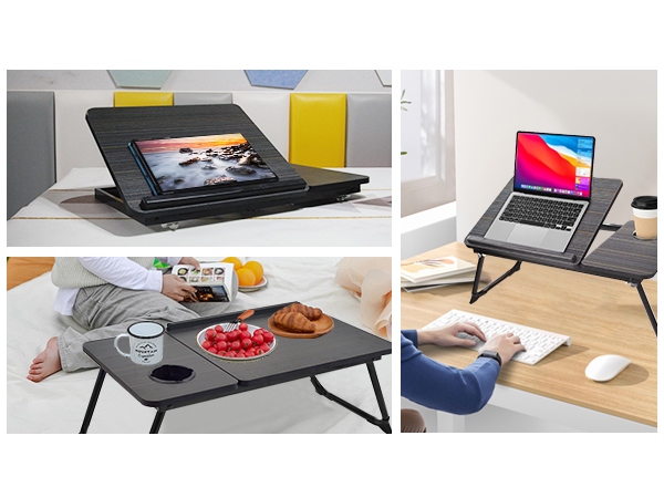 bed table for laptop and writting
