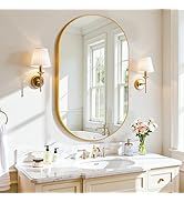 Antok Wall Mirror, 20"x36" Bathroom Vanity Mirror, Anti-Rust HD Tempered Glass, Wall Mounted Mirr...