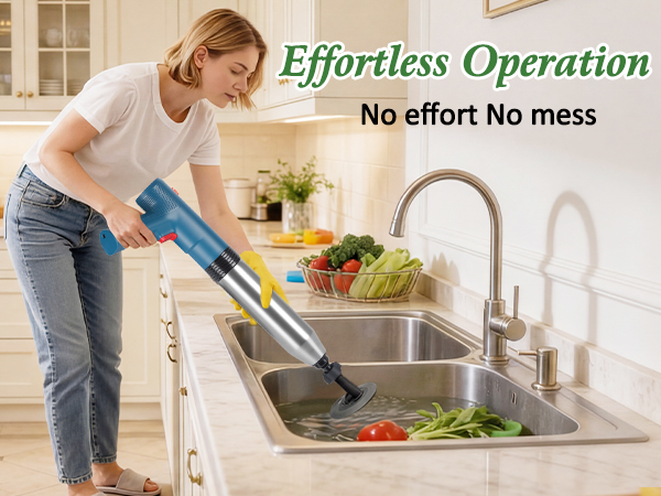 Electric Toilet Plunger for Kitchen